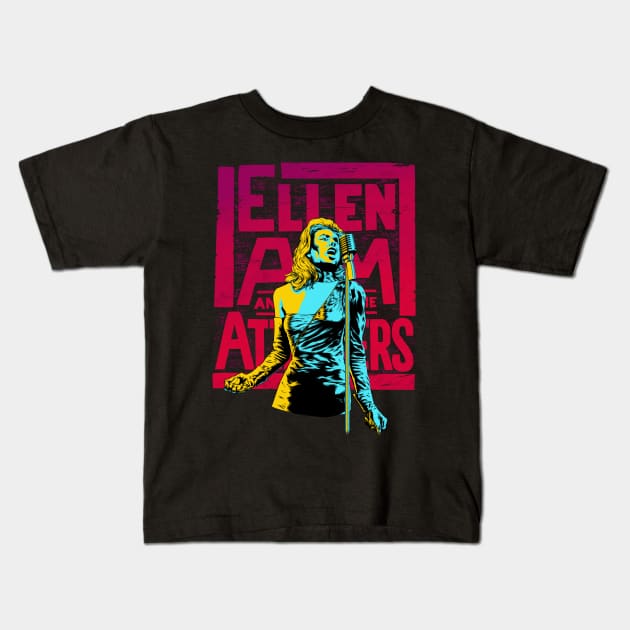 Ellen Aim and the Attackers Kids T-Shirt by VinylCountdown